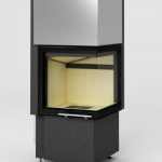Invicta Interior Fotel Holenderski Szary Aksamitny Podłokietnik 40009