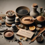 Nowoczesne aranżacje z otoczakami i grysem rosso verona